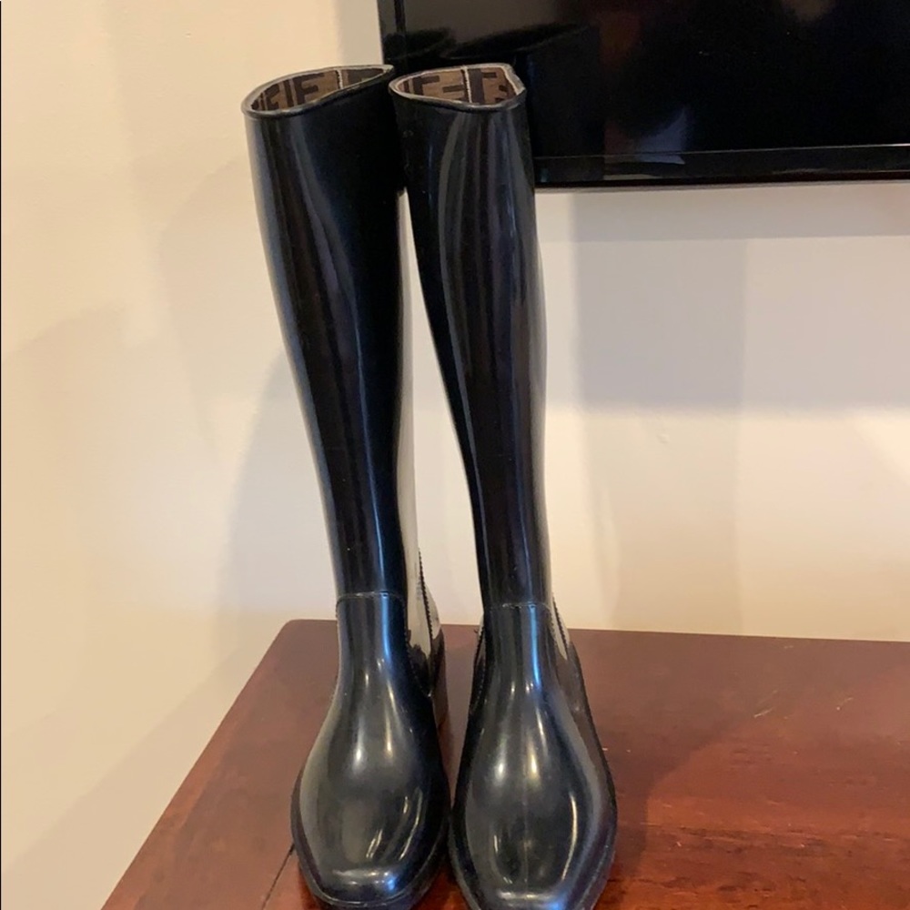 Fendi rain boots